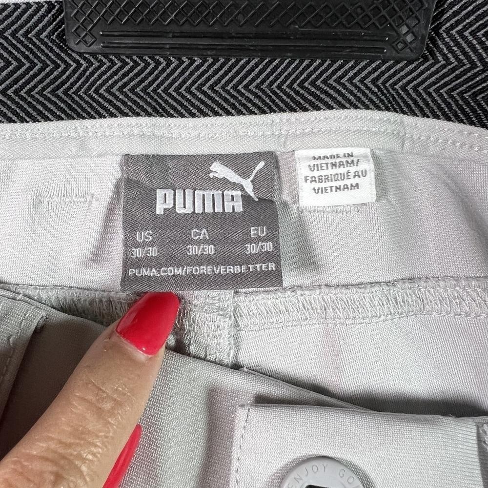Puma Golf Pant Men's 30x28 White Polyester Straight Sports Performance Athletic - Picture 7 of 16